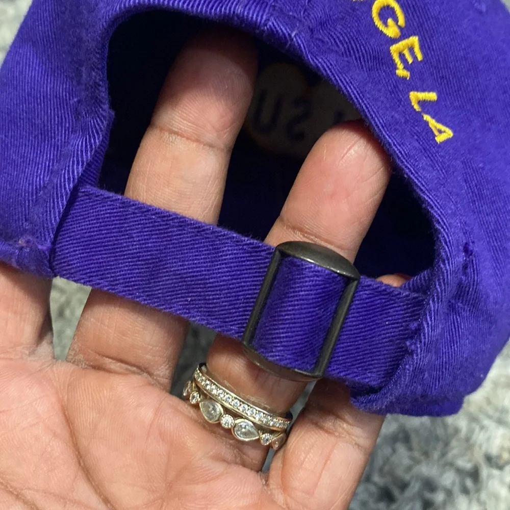 LSU, Louisiana State University, purple, gold adjustable cap - Picture 4 of 7
